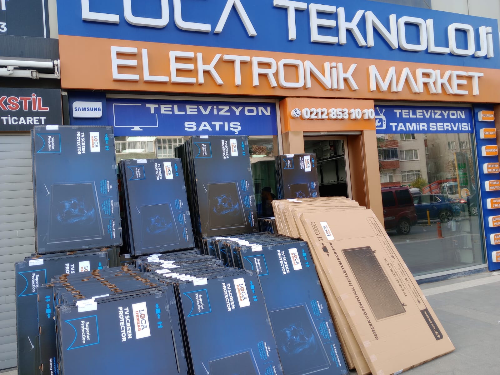 Ekran koruyucu uygulama fotoğrafı